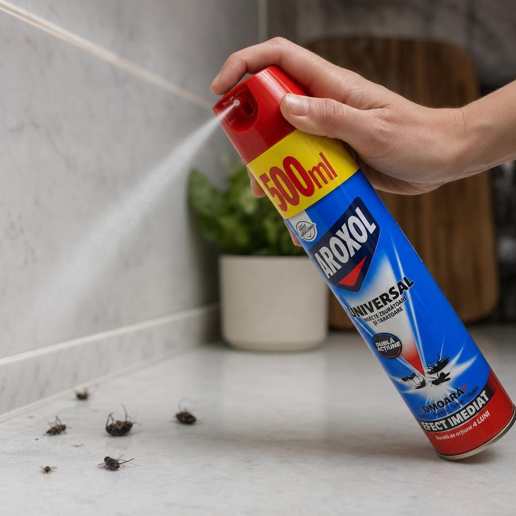 Spray, Aroxol Insecticid Universal, 500 ml Clasic