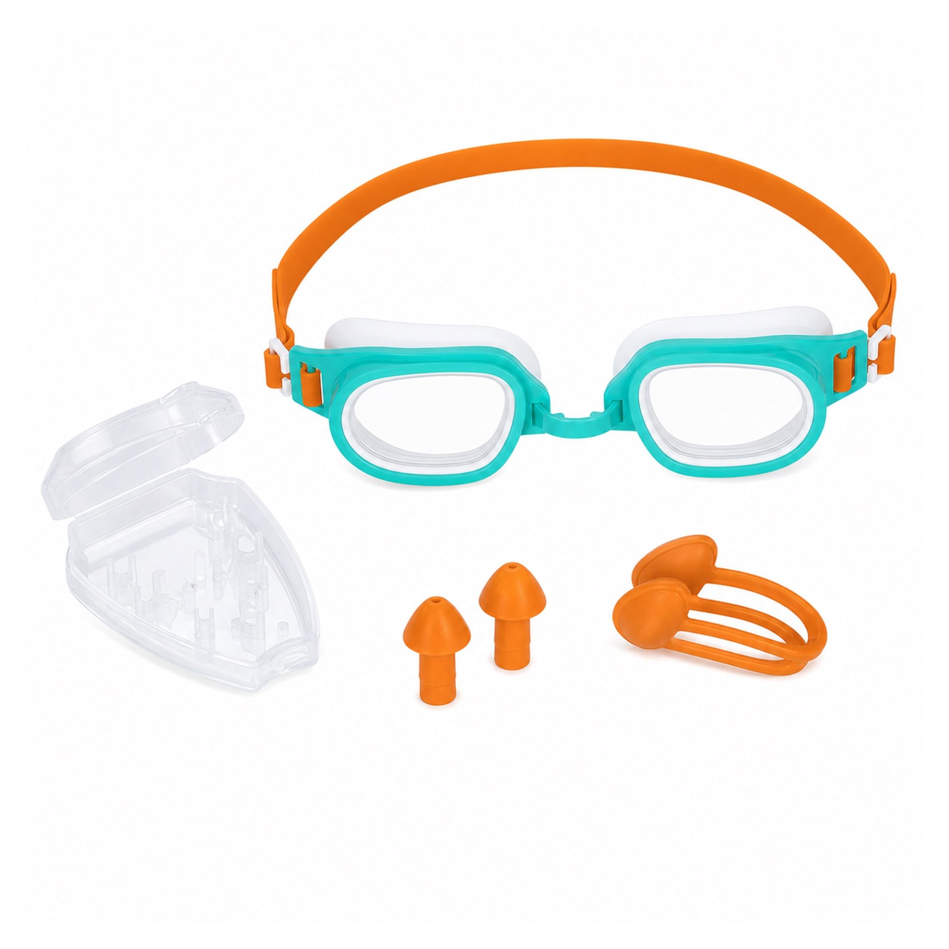 Ochelari de Inot, Flippy, Model pentru Copii 7-14 Ani, Lentile pentru Apa si Curea Reglabila, Confort in Apa, Protectie si Experienta Mai Placuta la Inot, Ideal pentru Piscina, Plaja, Vacante si Activitati Acvatice, Multicolor