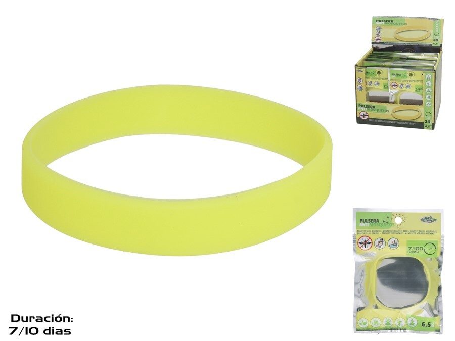 Bratara Anti-Tantari, Flippy, Dimensiune 6.5 cm, Protectie pentru Activitati in Aer Liber, Efect 7-10 Zile, Design Reglabil si Confortabil, Potrivita pentru Copii si Adulti