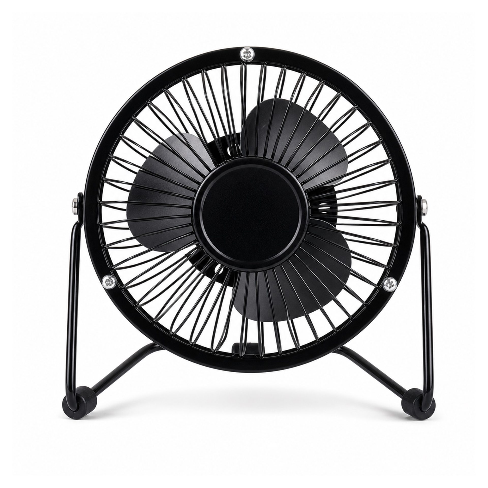 Mini Ventilator Portabil, , Model Compact si Portabil, Alimentare USB 5V, Flux de Aer Racoritor, Utilizare Usoara si Confort in Zilele Calduroase, Ideal pentru Birou, Camera, Masina, Calatorii si Vara, 14 x 14 cm, Negru