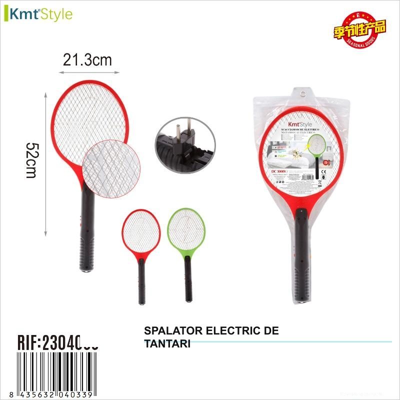 Paleta Electrica Anti-Insecte, , Model Practic pentru Utilizare Zilnica, Alimentare Electrica si Design Portabil, Protectie Impotriva Insectelor, Utilizare Practica si Confort Sporit, Ideal pentru Casa, Terasa, Curte, Camping si Seri de Vara, Rosu 5