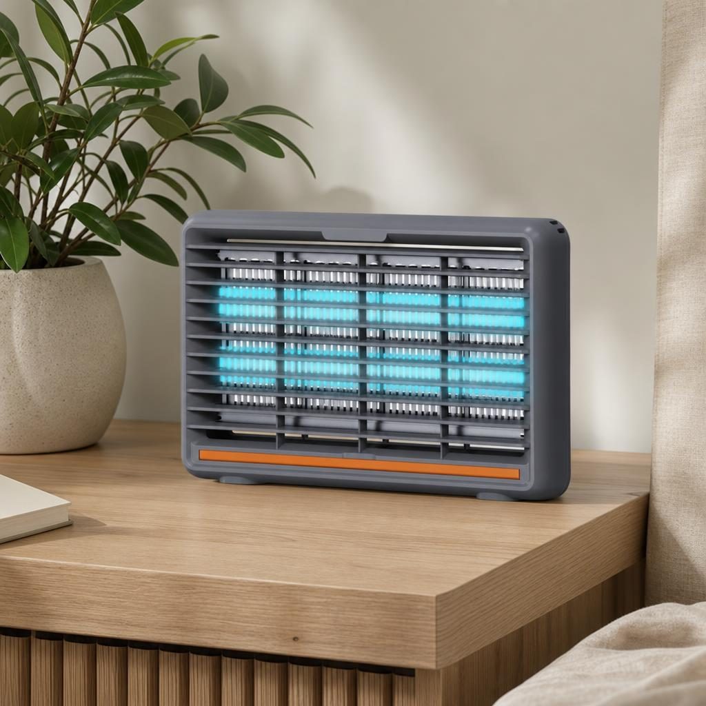 Lampa Anti-Tantari, Flippy, Model Practic pentru Utilizare Zilnica, Alimentare Electrica si Design Portabil, Protectie Impotriva Insectelor, Utilizare Practica si Confort Sporit, Ideal pentru Casa, Terasa, Curte, Camping si Seri de Vara