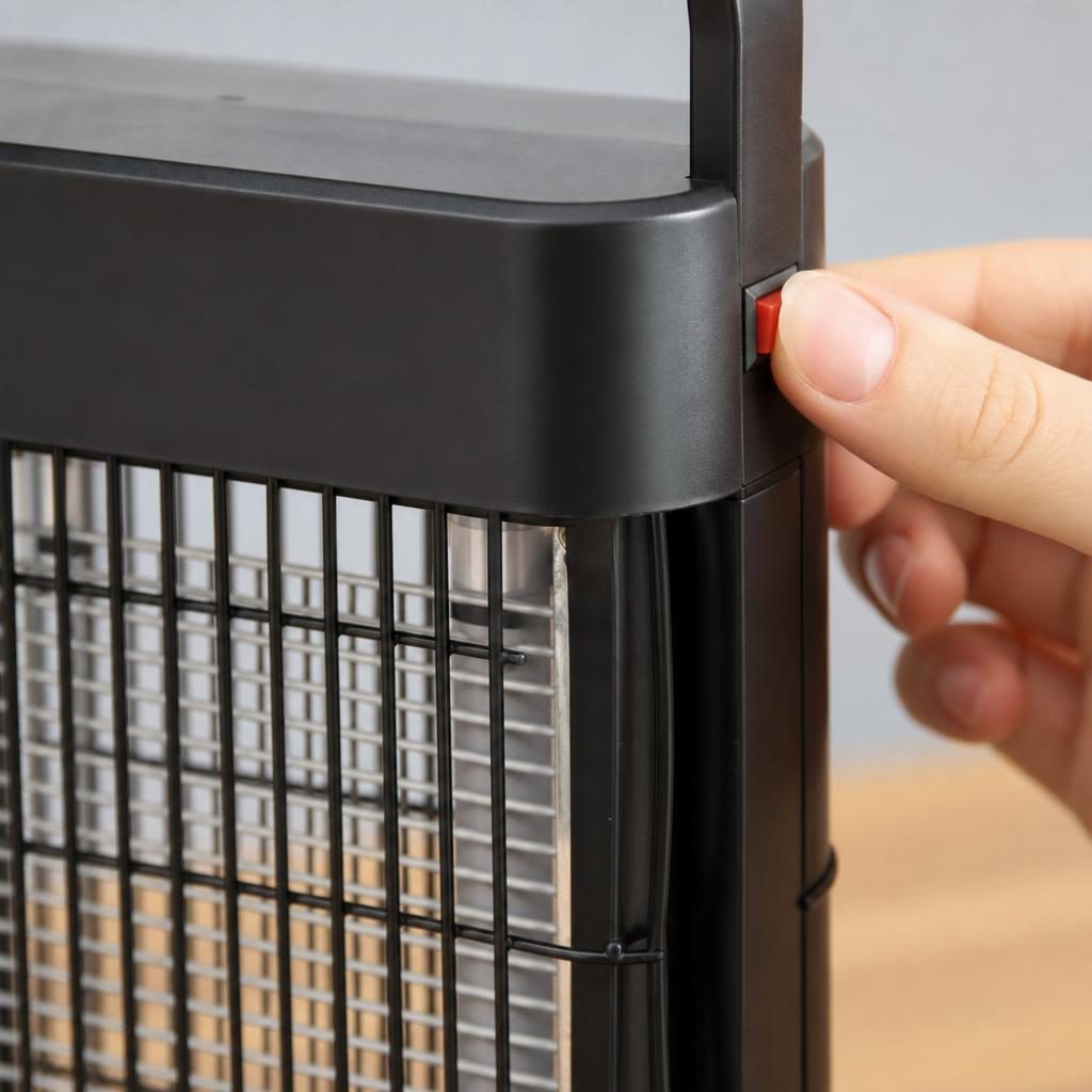 Lampa Anti-Tantari, , Model Practic pentru Utilizare Zilnica, Alimentare Electrica si Design Portabil, Protectie Impotriva Insectelor, Utilizare Practica si Confort Sporit, Ideal pentru Casa, Terasa, Curte, 38.5 x 20.5 cm, Negru 5