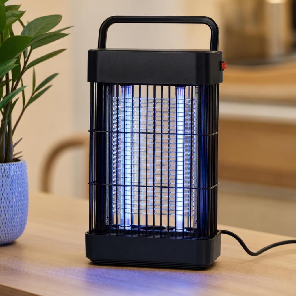 Lampa Anti-Tantari, Flippy, Model Practic pentru Utilizare Zilnica, Alimentare Electrica si Design Portabil, Protectie Impotriva Insectelor, Utilizare Practica si Confort Sporit, Ideal pentru Casa, Terasa, Curte, Camping si Seri de Vara