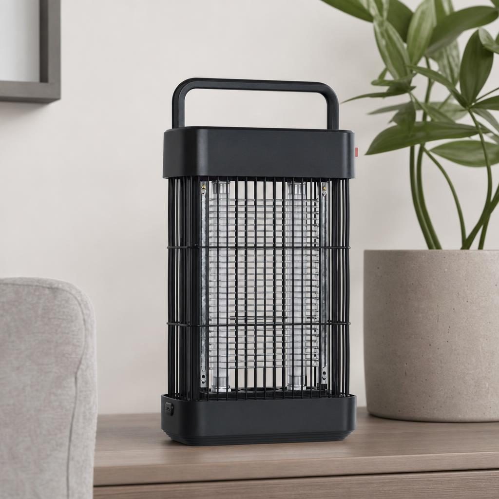 Lampa Anti-Tantari, Flippy, Model Practic pentru Utilizare Zilnica, Alimentare Electrica si Design Portabil, Protectie Impotriva Insectelor, Utilizare Practica si Confort Sporit, Ideal pentru Casa, Terasa, Curte, Camping si Seri de Vara