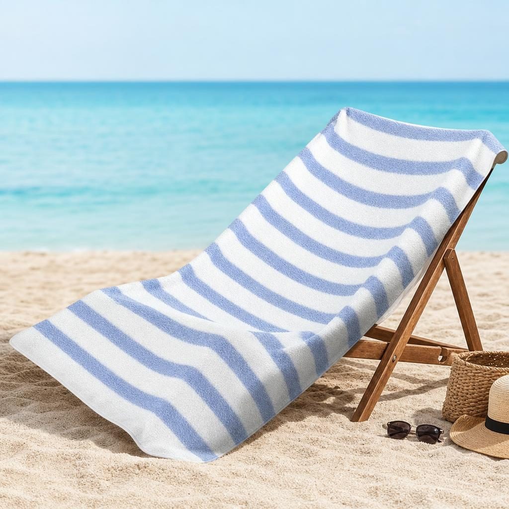 Prosop de Plaja, Flippy, Model Practic pentru Utilizare Zilnica, Material Textil Usor si Absorbant, Uscare Rapida, Atingere Placuta si Confort dupa Baie sau Inot, Ideal pentru Plaja, Picnic, Piscina, Camping si Vacante, Multicolor