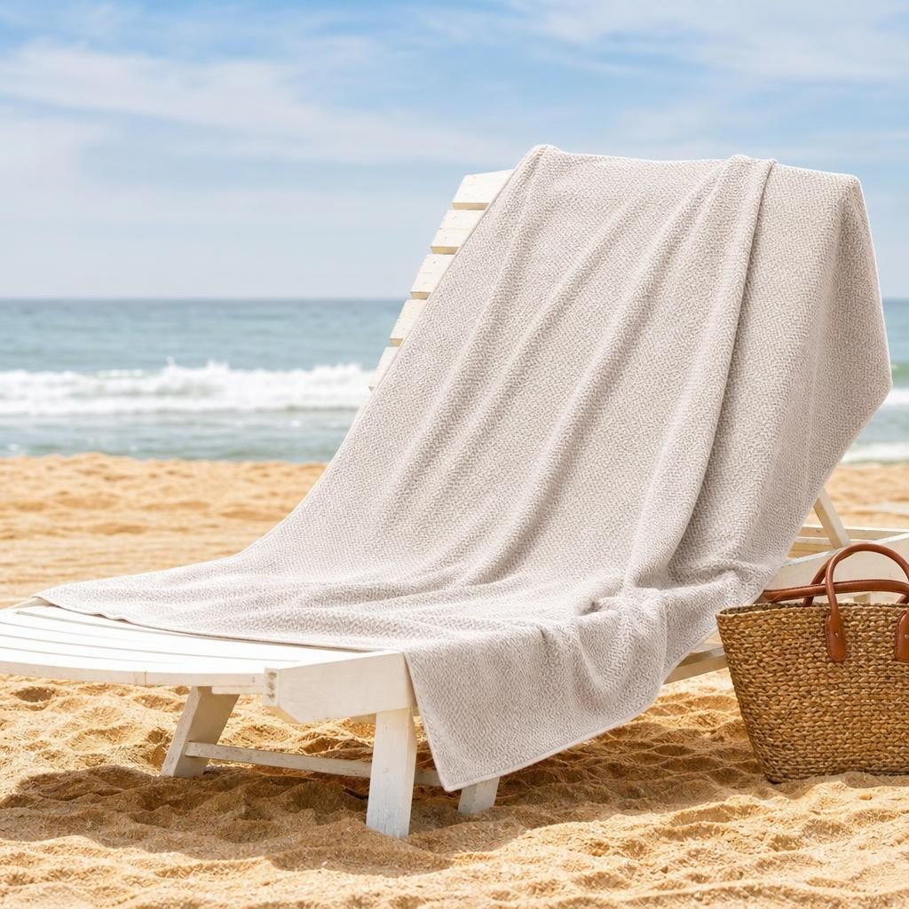Prosop de Plaja, Flippy, Model Practic pentru Utilizare Zilnica, Material Textil Usor si Absorbant, Uscare Rapida, Atingere Placuta si Confort dupa Baie sau Inot, Ideal pentru Plaja, Picnic, Piscina, Camping si Vacante, Multicolor