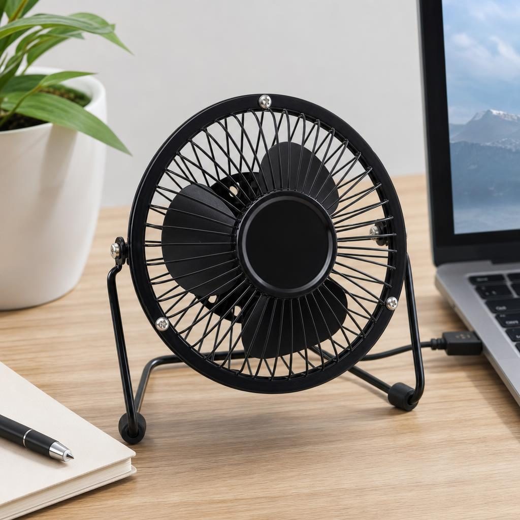 Mini Ventilator Portabil, Flippy, Model Compact si Portabil, Alimentare USB 5V, Flux de Aer Racoritor, Utilizare Usoara si Confort in Zilele Calduroase, Ideal pentru Birou, Camera, Masina, Calatorii si Vara