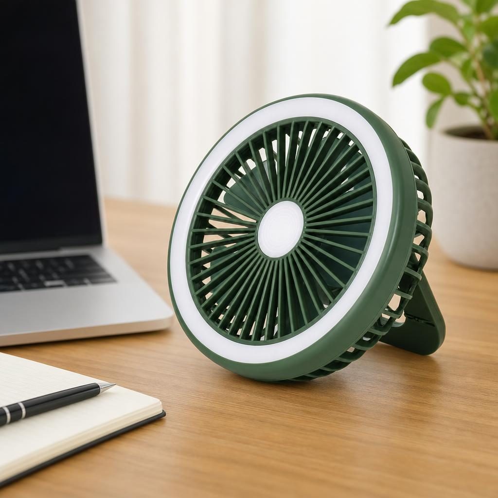 Mini Ventilator Portabil, Flippy, Model Compact si Portabil, Alimentare USB 5V, Flux de Aer Racoritor, Utilizare Usoara si Confort in Zilele Calduroase, Ideal pentru Birou, Camera, Masina, Calatorii si Vara