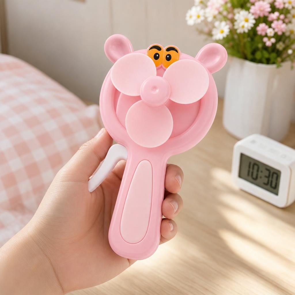 Mini Ventilator Portabil, Flippy, Model Compact si Portabil, Actionare Manuala fara Alimentare Electrica, Flux de Aer Racoritor, Utilizare Usoara si Confort in Zilele Calduroase, Ideal pentru Birou, Camera, Masina, Calatorii si Vara