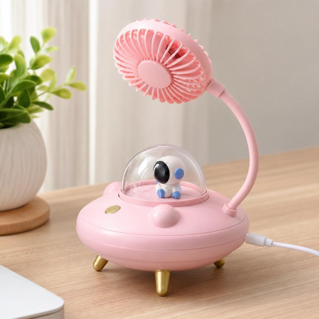 Mini Ventilator Portabil, Flippy, Model Compact si Portabil, Alimentare USB 5V, Flux de Aer Racoritor, Utilizare Usoara si Confort in Zilele Calduroase, Ideal pentru Birou, Camera, Masina, Calatorii si Vara