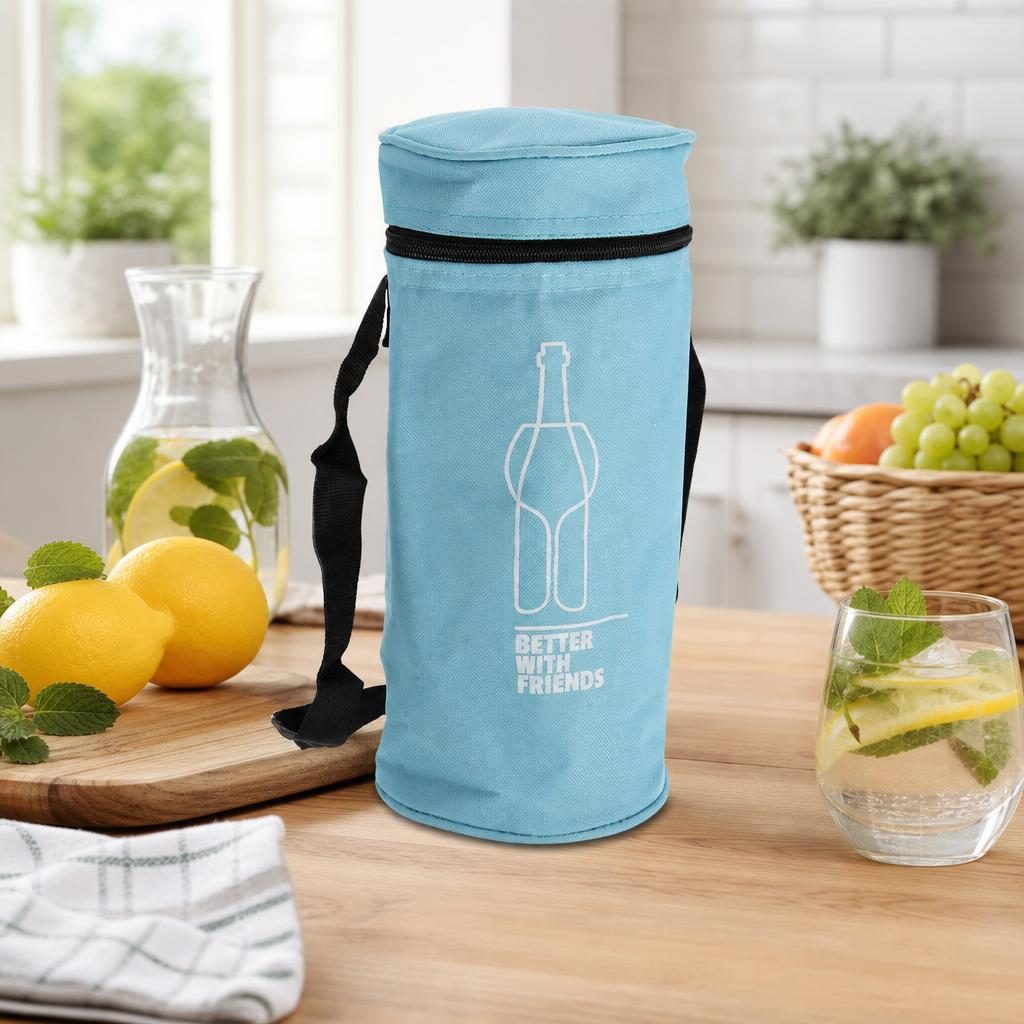 Geanta Termoizolanta, , Model Portabil pentru Transport, Compartiment Termoizolant si Inchidere Practica, Pastreaza Produsele Organizate, Usor de Transportat si Potrivita pentru Vara, Ideal pentru Plaja, Picnic, Piscina, Camping si Vacante 5
