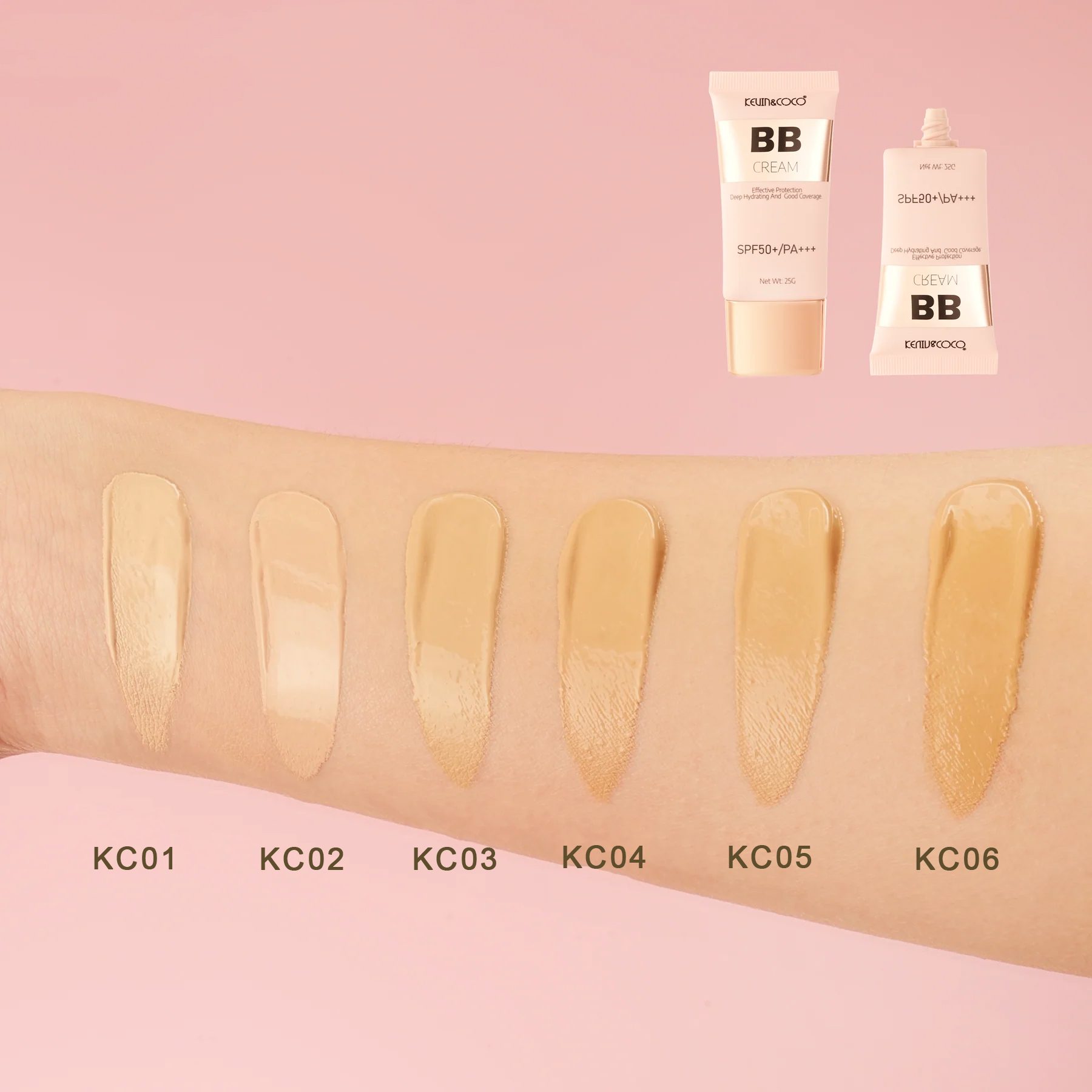 Textură Crema BB Kevin&Coco Radiance-Enhancing