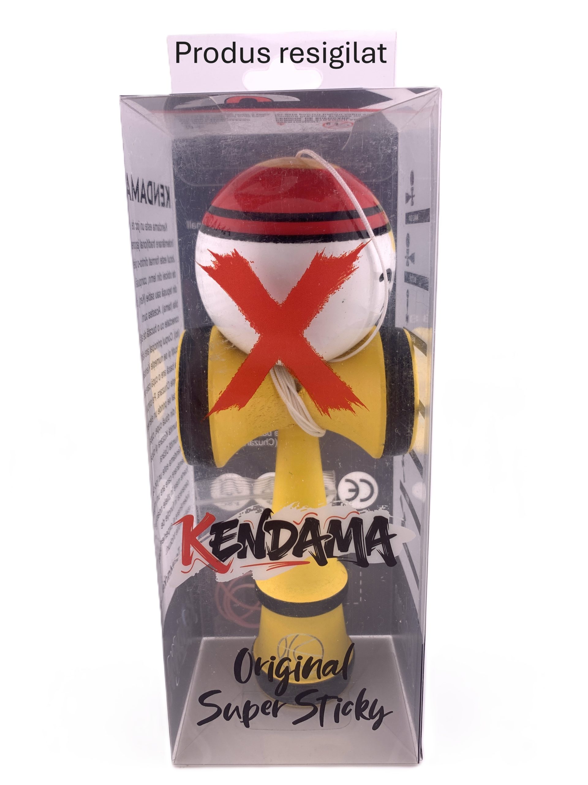 RESIGILAT - Kendama X Originala, Profesionala, Flippy, Big Cups V2, Model Rege Super Sticky Legendary Cupe Mari, Rulment Metalic cu Ata 55 cm, Maner