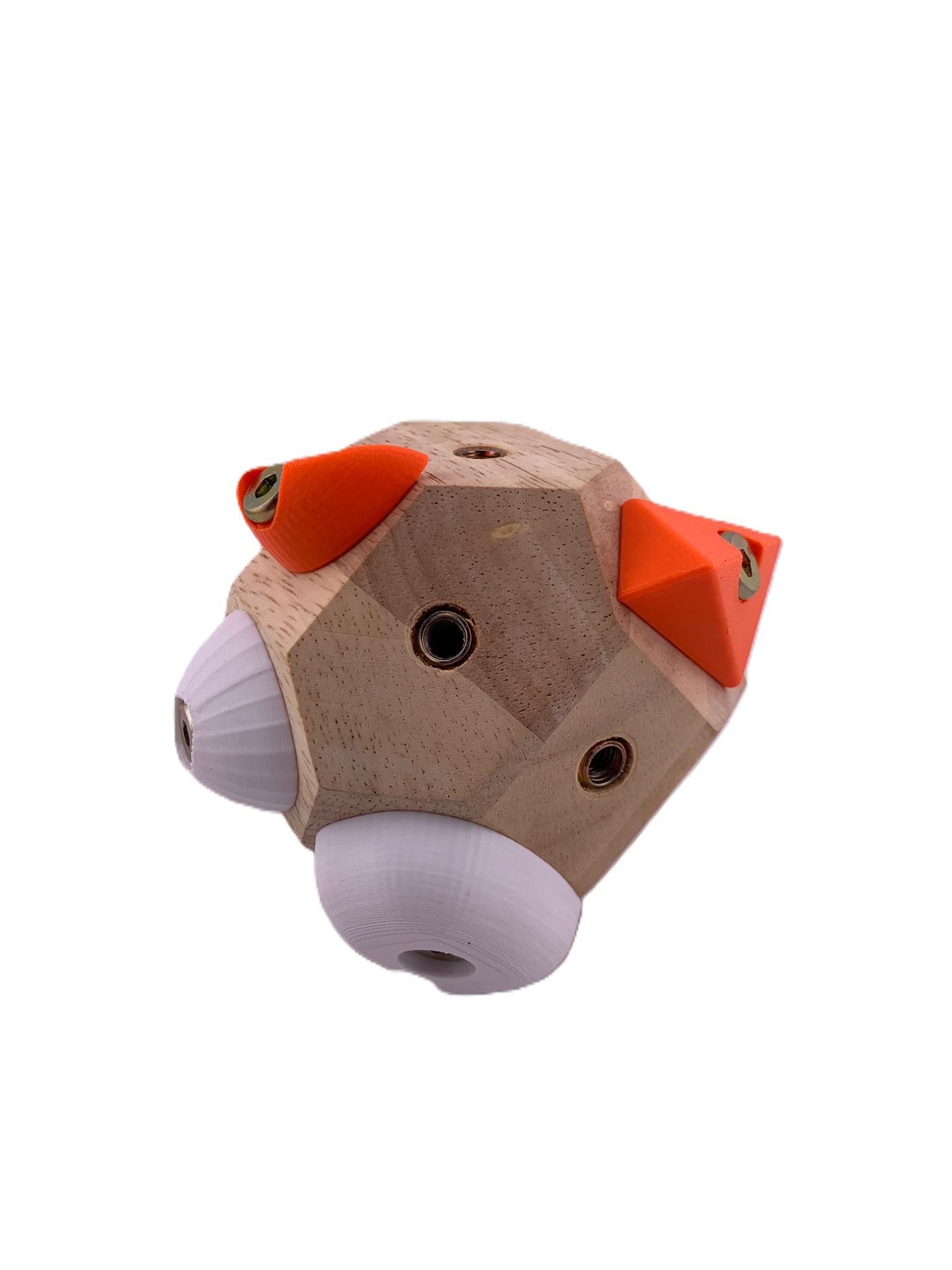 RESIGILAT - Bloc de Antrenat Forta Degetelor, Flippy, pentru Escaladat, din Lemn, 11 x 11 cm, Multicolor