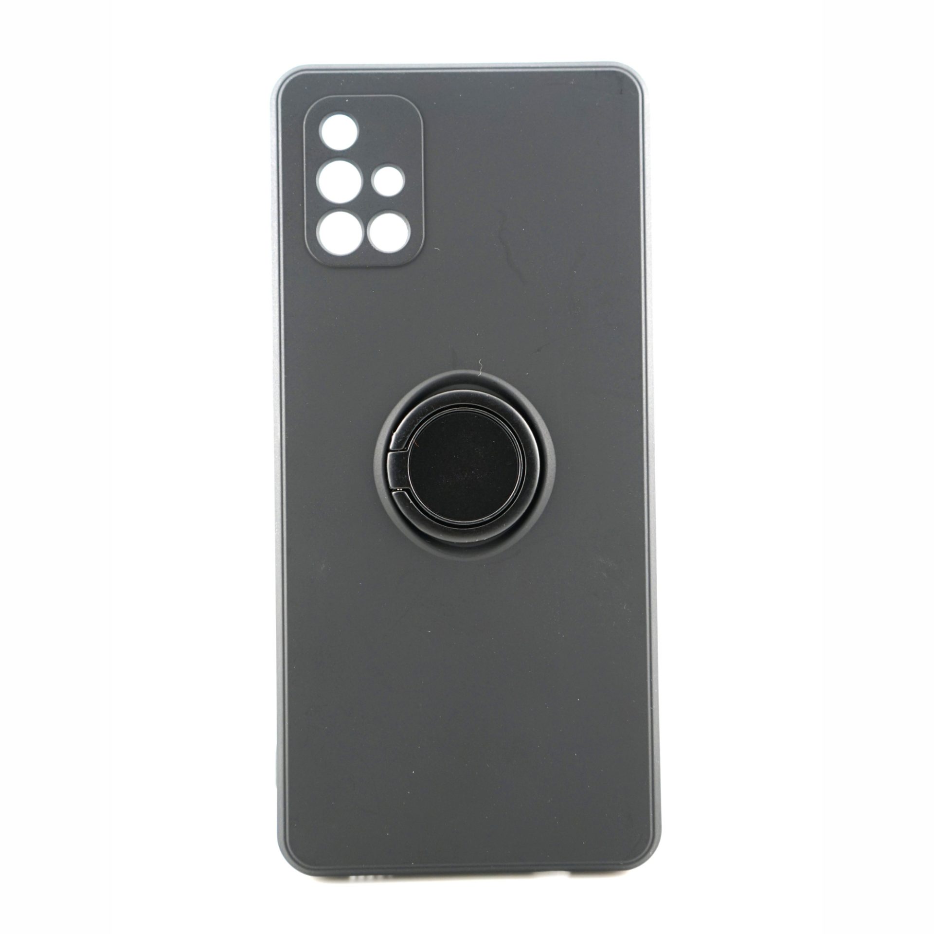 Husa protectie Samsung Galaxy A71 cu inel rotativ negru