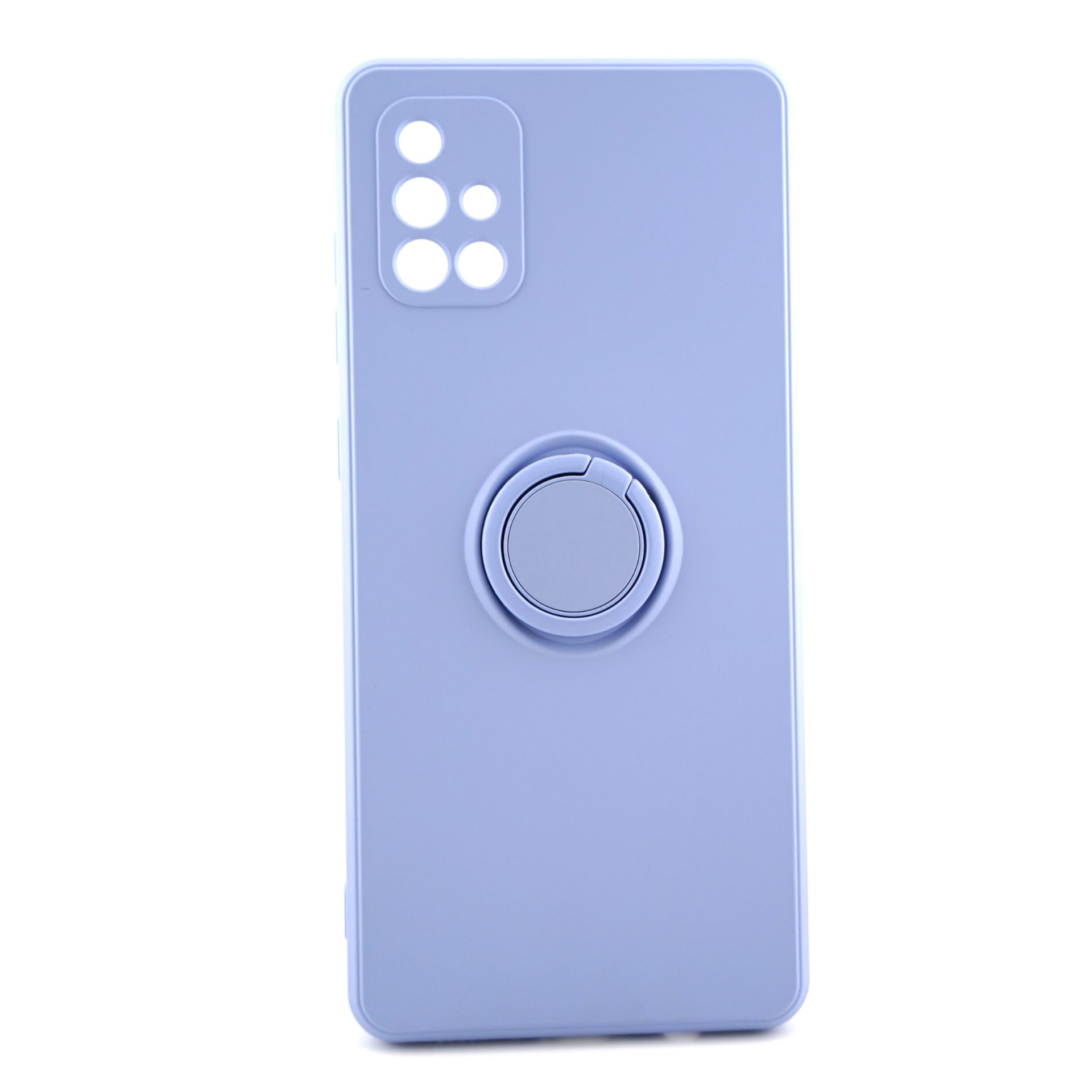 Husa protectie Silicon Galaxy A71 cu inel rotativ