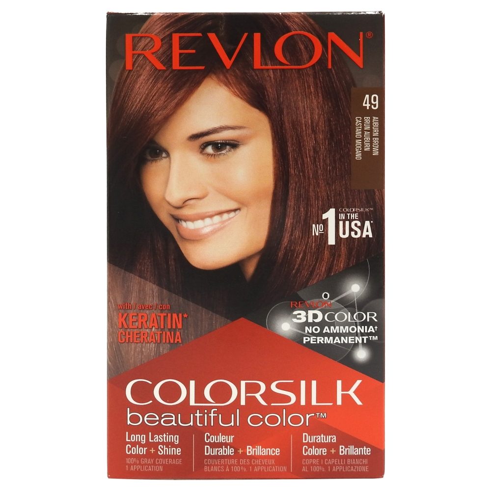 Vopsea pentru Par, Revlon Color Silk, 49 Auburn Brown 1