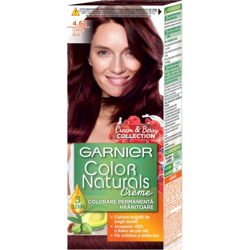 Vopsea pentru Par, Garnier Color Naturals, 4.62 Cirese Dulci 1