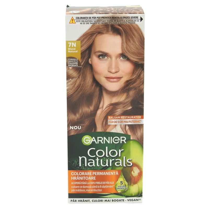 Vopsea pentru Par, Garnier Color Naturals, 7N Blond Natural 1
