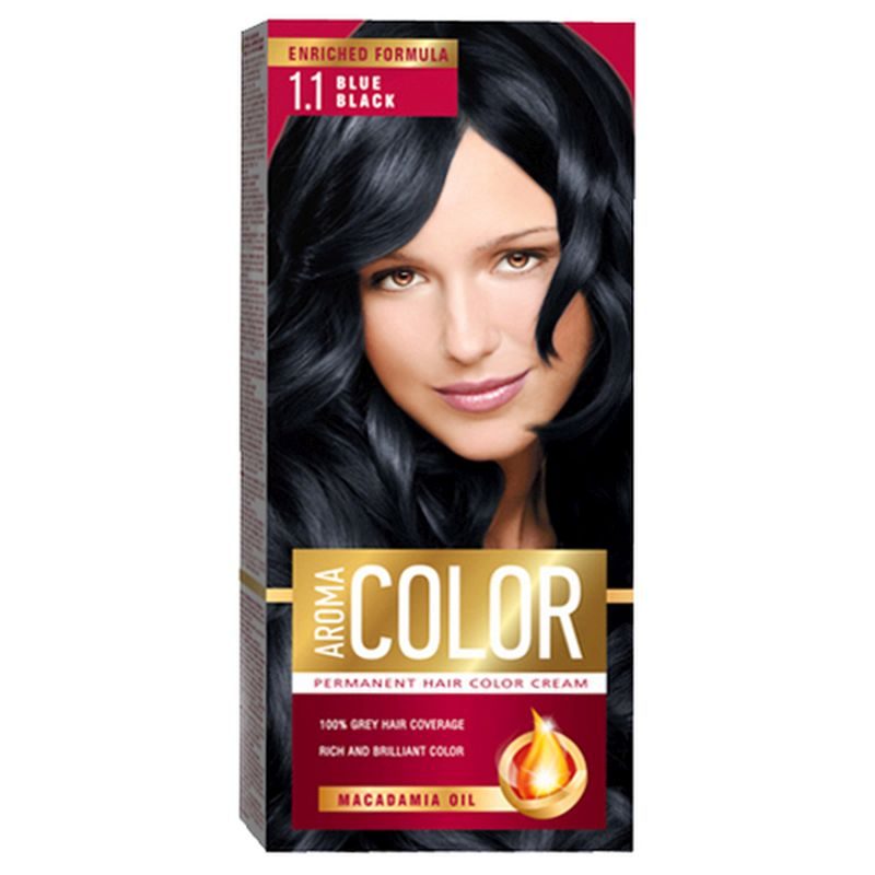 Vopsea pentru Par, Aroma Color, 1/1 Blue Black 1