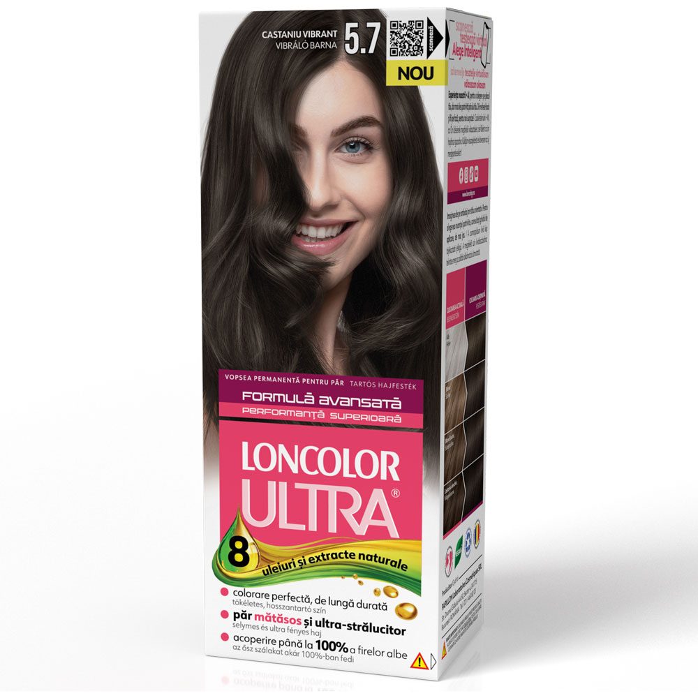 Vopsea pentru Par, Loncolor Ultra, 5/7 Castaniu Vibrant 1