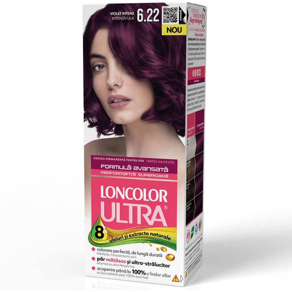Vopsea pentru Par, Loncolor Ultra, 6/22 Violet Intens 1