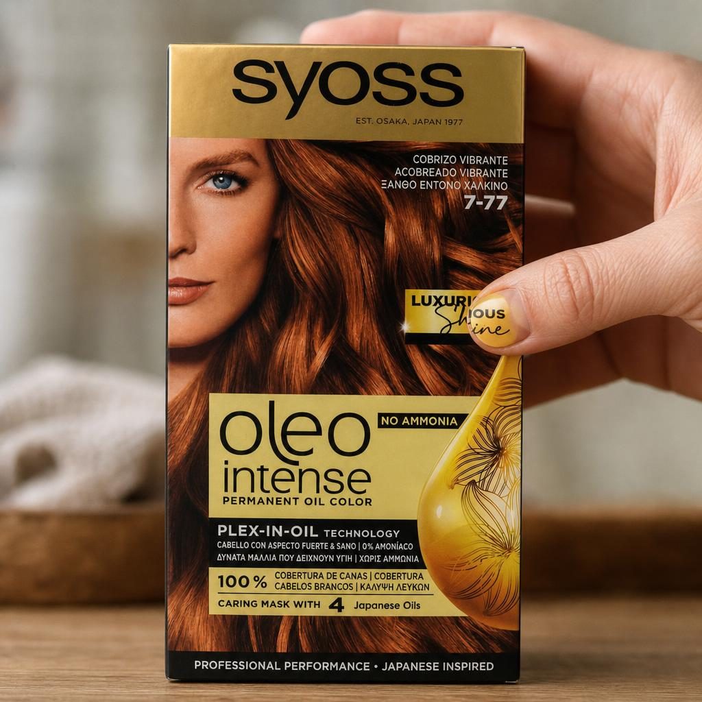 Vopsea pentru Par, Syoss, Oleo 7/77 Rosu Ghimbir