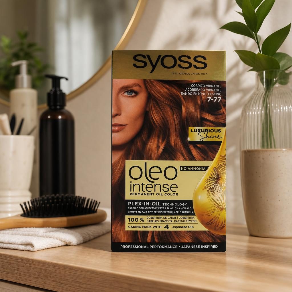 Vopsea pentru Par, Syoss, Oleo 7/77 Rosu Ghimbir