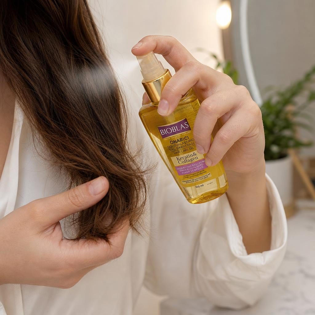Ulei pentru Par, Bioblas, 100 ml Keratin Collagen