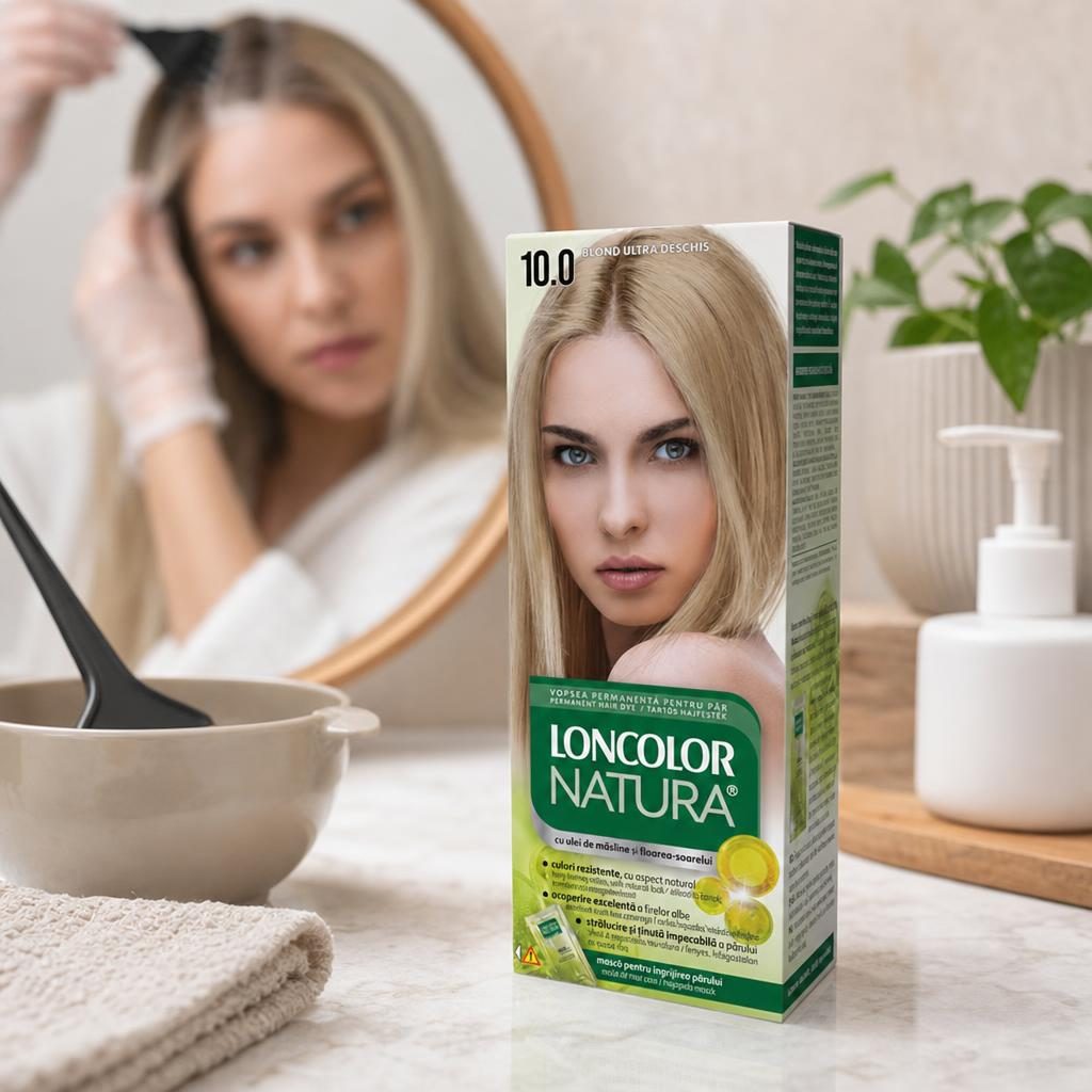 Vopsea pentru Par, Loncolor Natura, 10/0 Blond Ultra Deschis