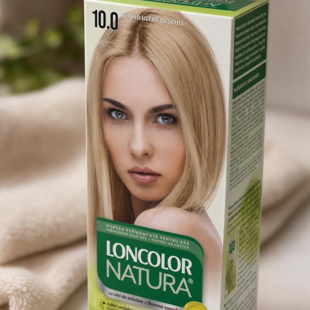 Vopsea pentru Par, Loncolor Natura, 10/0 Blond Ultra Deschis