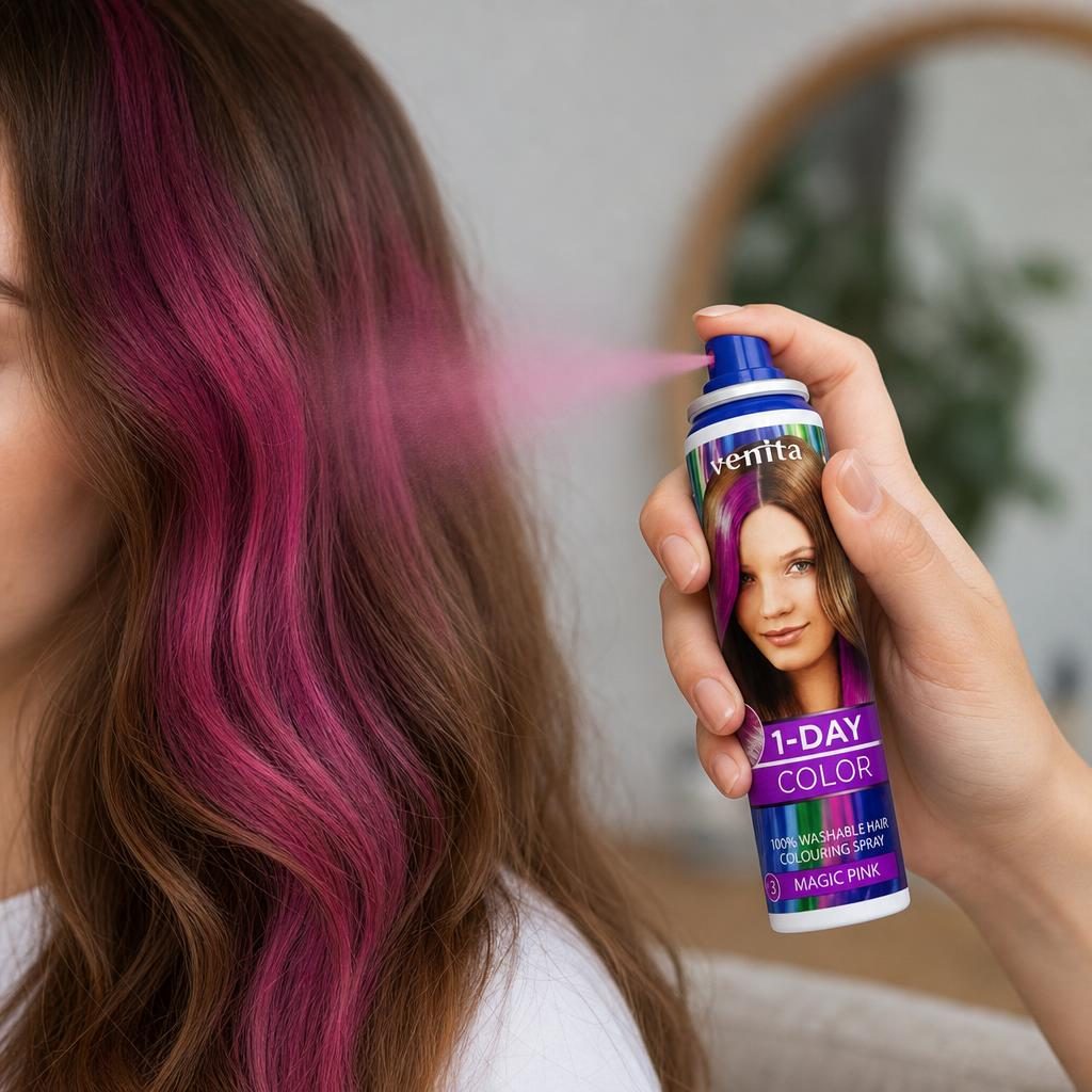 Spray, Venita 1DAY, Colorat 50 ml Magic Pink