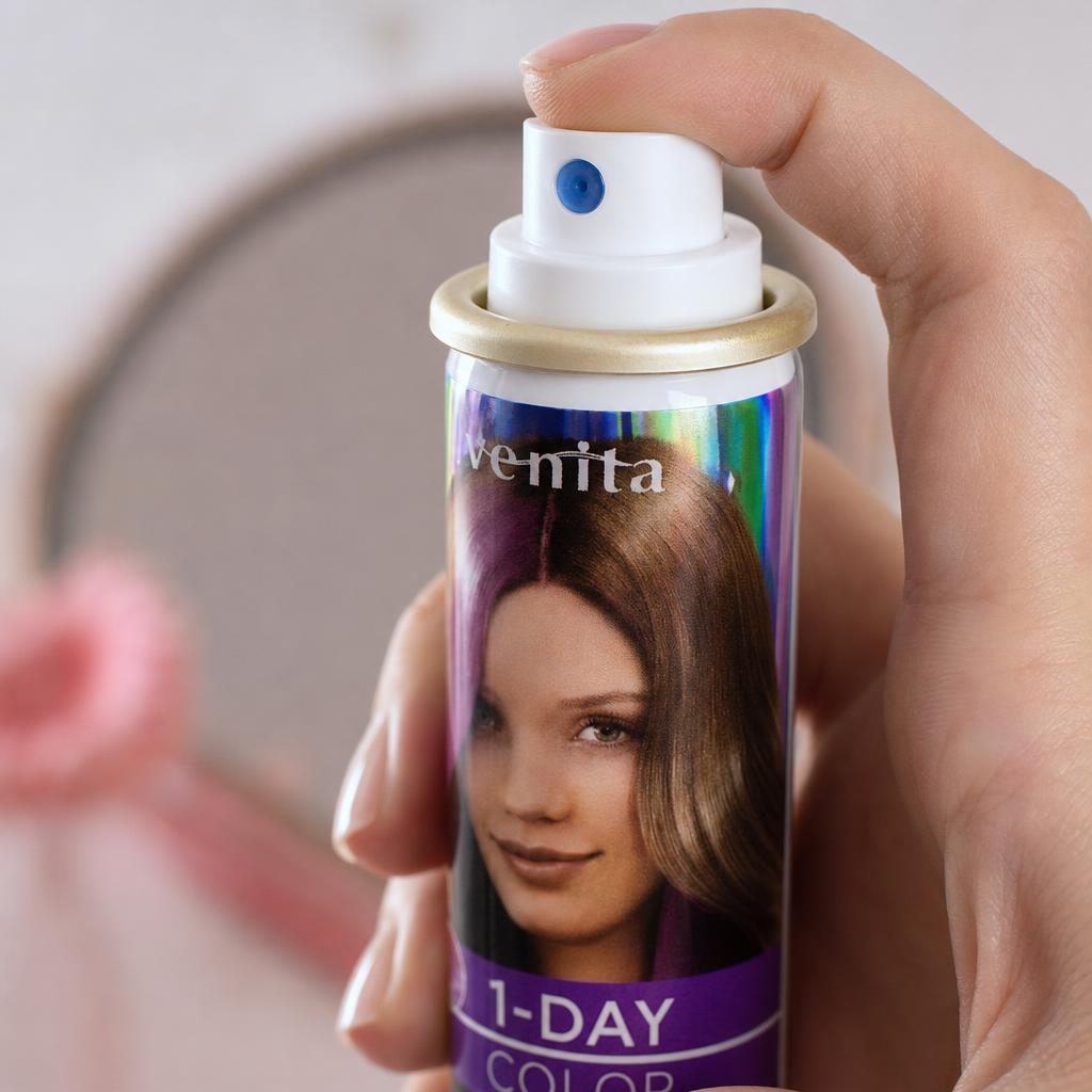 Spray, Venita 1DAY, Colorat 50 ml Magic Pink