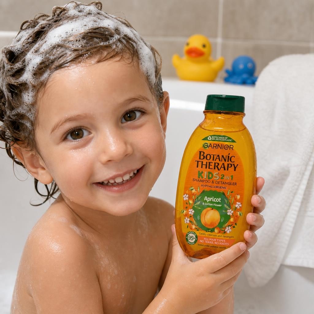 Sampon, Botanic Therapy, 250 ml Kids 2in1 Apricot