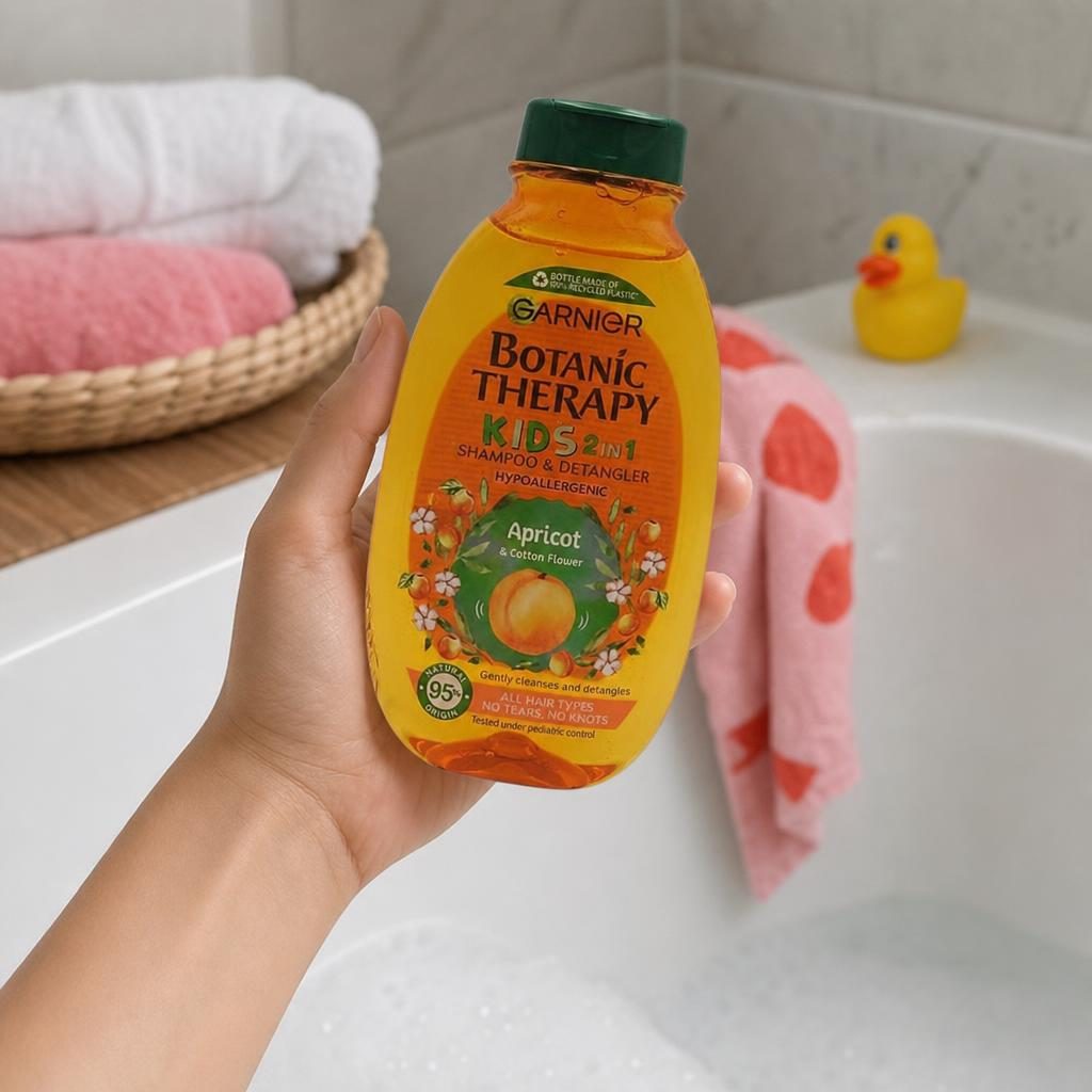 Sampon, Botanic Therapy, 250 ml Kids 2in1 Apricot