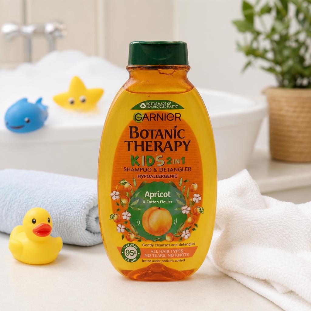 Sampon, Botanic Therapy, 250 ml Kids 2in1 Apricot