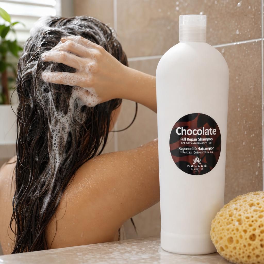 Sampon, Kallos, 1000 ml Ciocolata