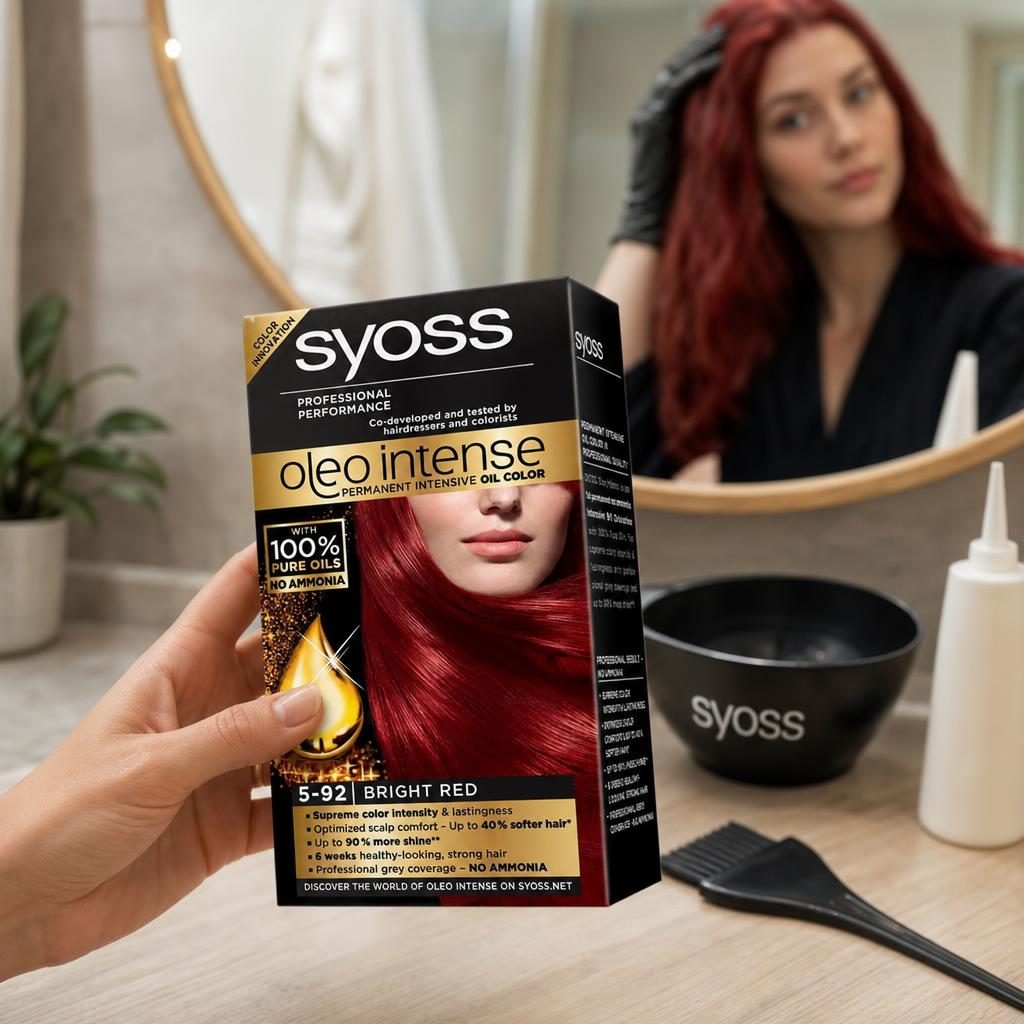 Vopsea pentru Par, Syoss, Oleo 5/92 Bright Red