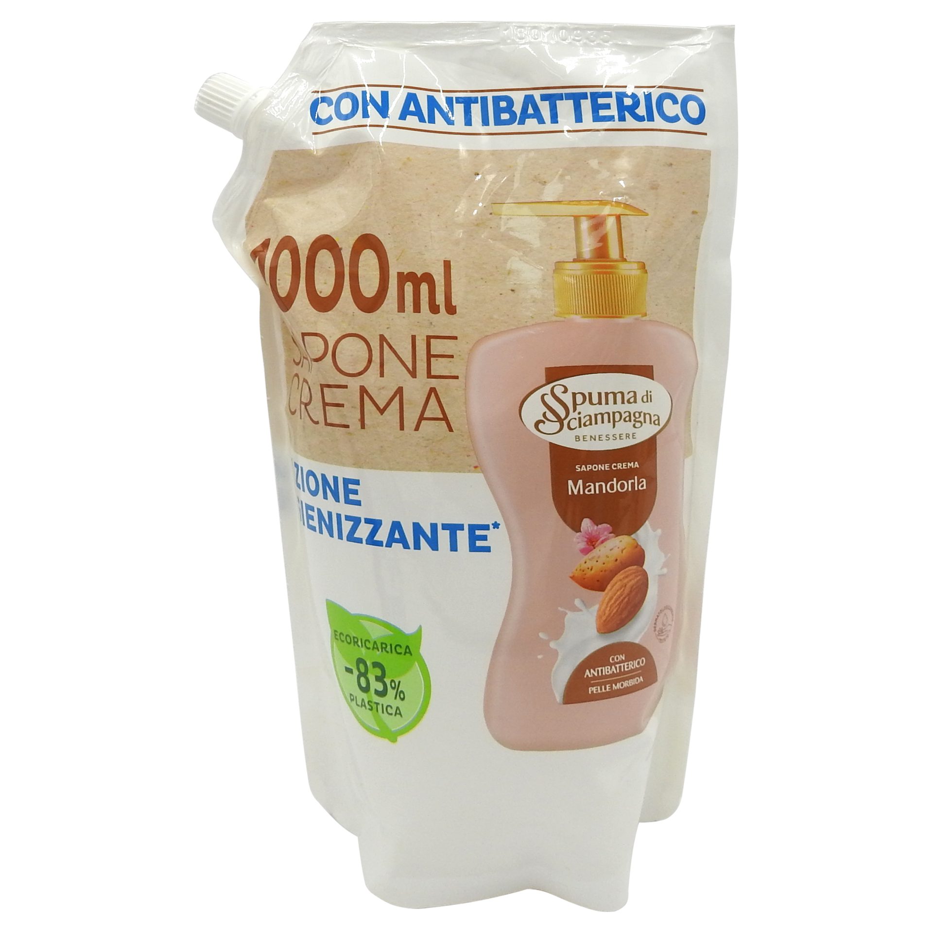 Spuma, Di Sciampagna Sapun Lichid Crema Rezerva 1000 ml Mandorla