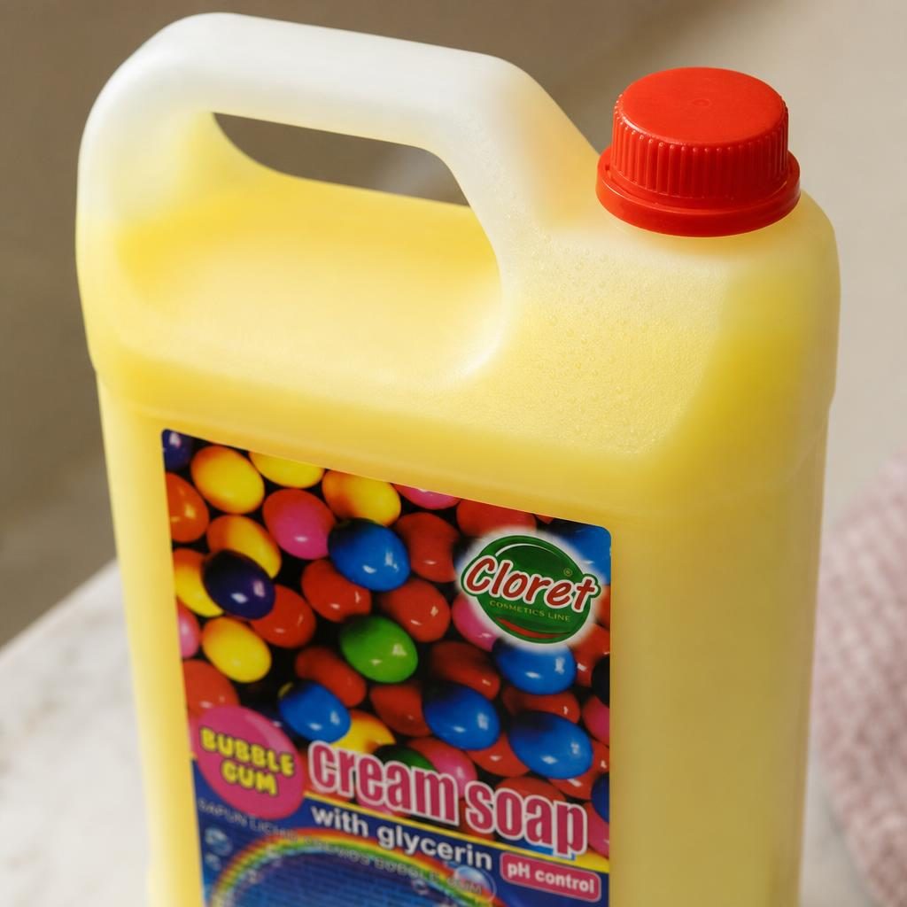 Sapun Lichid, Cloret, 5 L Cremos Bubble Gum