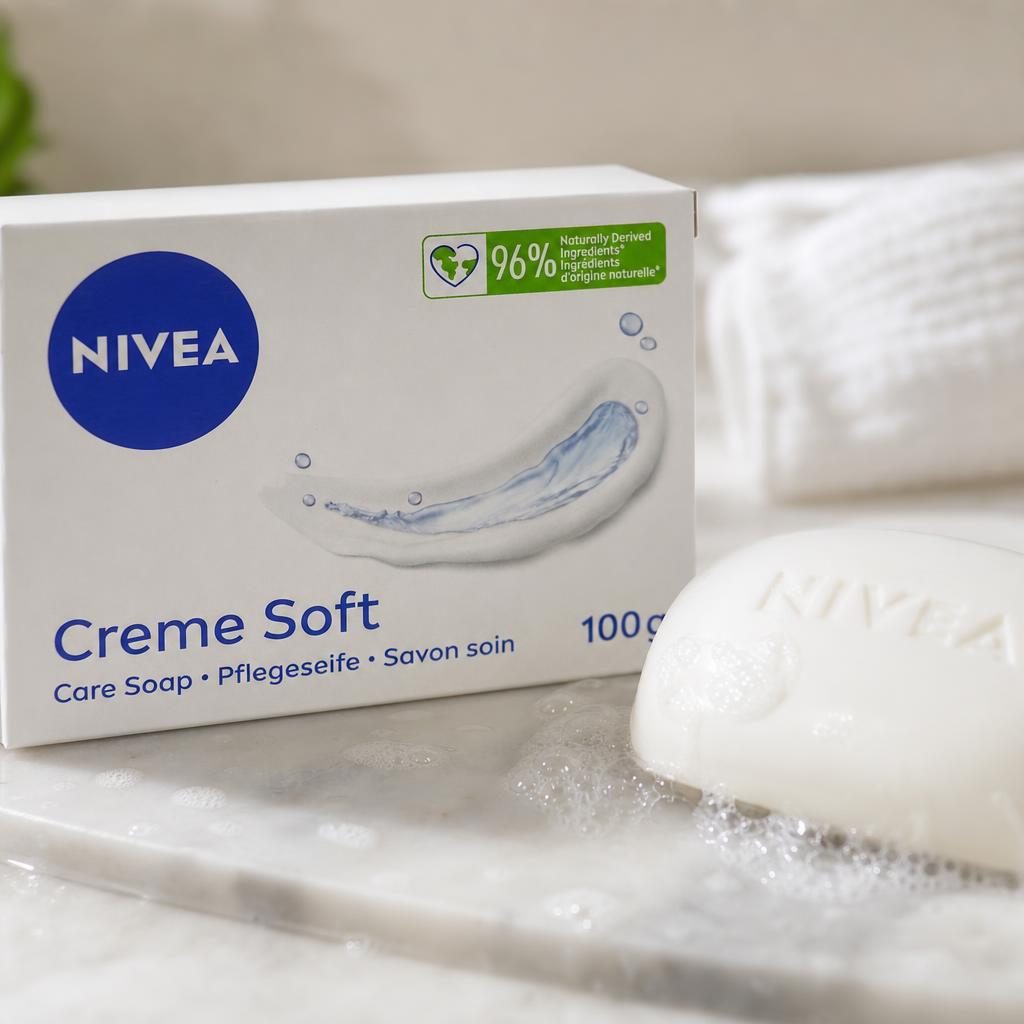 Sapun, Nivea, Creme Soft, 6 buc, 100 g