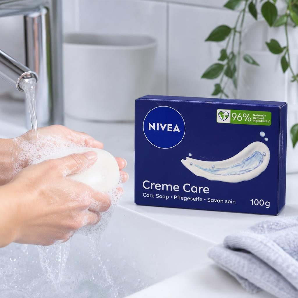 Sapun, Nivea, 6bucx100 g Creme Care