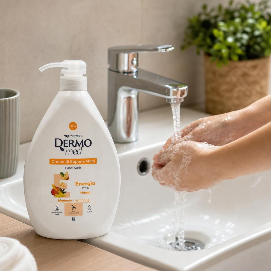 Sapun Lichid, Dermomed, 1 L Mango