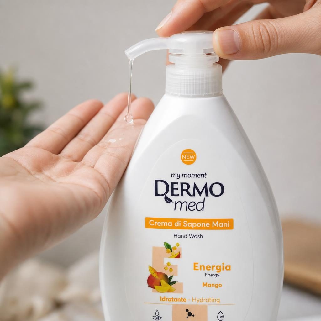 Sapun Lichid, Dermomed, 1 L Mango