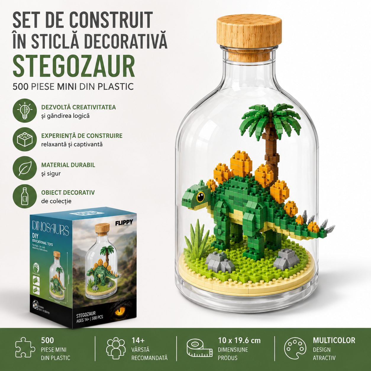 Model complet Stegozaur Flippy