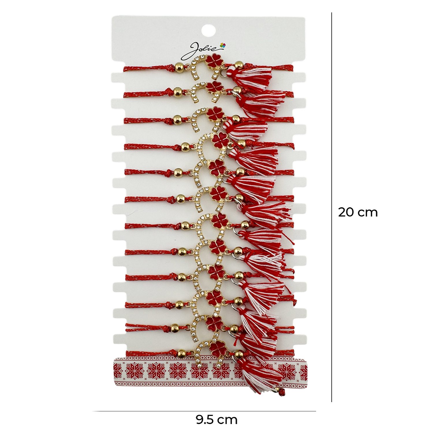 Set complet 12 Martisor bratara Jolie Potcoava Trifoi