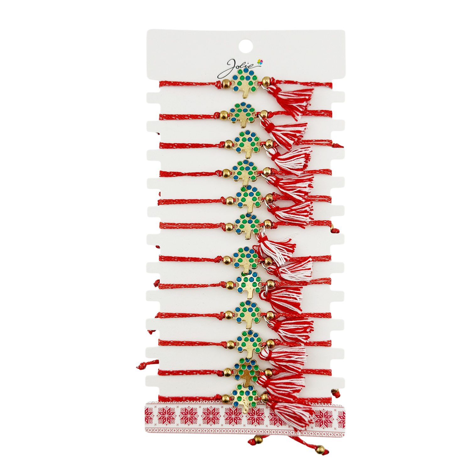 Martisor Bratara Jolie Model Copacul Vietii Set 12 bucati