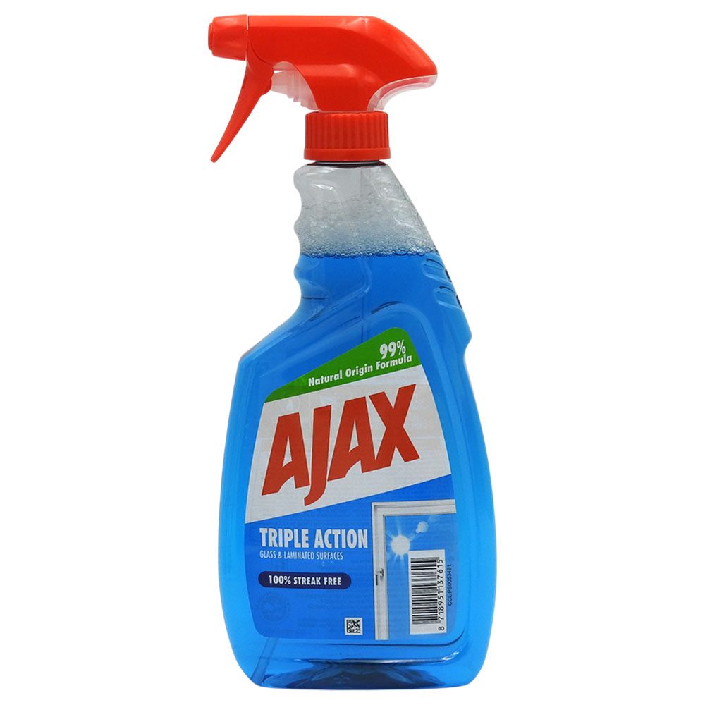 Solutie pentru Geamuri, Ajax, Multi Action, 500 ml, Curatare Eficienta si Stralucire fara Urme 2