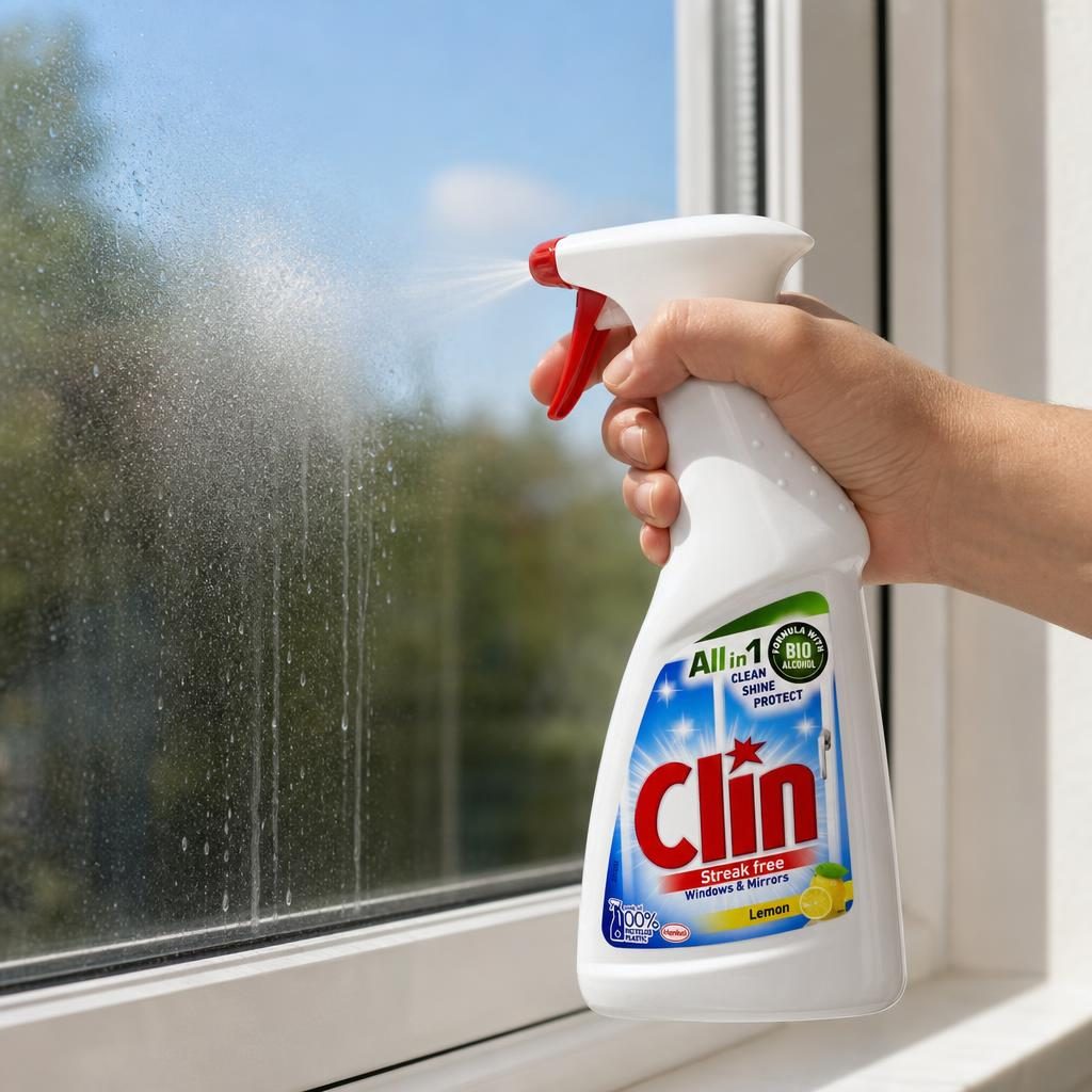 Solutie, Clin, Geam 500 ml Pistol Lemon